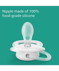 Philips Avent Soother Ultra Air Nighttime 6-18M For Girls, 2 Pieces | No.1 Brand Recommended by Moms Worldwide | Glows in the dark |Light |Breathable |BPA free | Orthodontic with Sterilization Case - Image 3