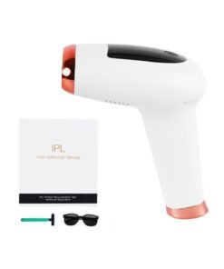 DUNISO Laser Hair Removal, Handheld Electric Hair Removal Device, Freezing Point Hair Removal Machine, IPL Hair Removal Device, Home Painless Body Shaver, 900000 Flashes, 5 Energy Levels, With Sunglasses And Shaver, Suitable For Face And Whole Body