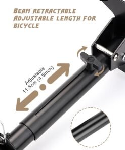 Alternative view of HomarKet Adjustable Bicycle Wall Mount Hook MTB Road Bike Rack Wall Hanger Hooks Holder for Garage Indoor Bike Storage Repair Stand