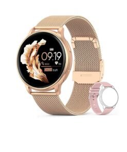 Y22 Bluetooth Call Smart Watch, Waterproof Heart Rate Monitor Smart Bracelet, Magnetic Charging HD Touchscreen Fitness Tracker Watch For Men And Women, (1pc, Golden)