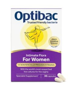 Optibac Probiotics Intimate Flora For Women 30 Capsules Health Support