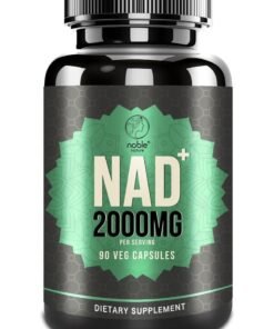 noble nature NAD+ 2000mg - Nicotinamide Riboside Adenine Dinucleotide NAD Booster- 90 Veg Capsules - 30 Days Supply
