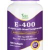 NBL Natural Vitamin E-400 Mixed Tocopherols & Selenium 100 Softgel, Supports Heart, Skin, Immune Health & Antioxidant Protection For Men And Women