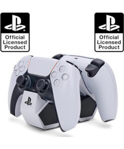 PowerA Officially Licensed Twin Charging Station for DualSense Controller PS5- wireless
