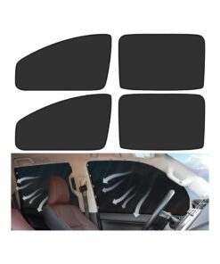 RATSAW Car Side Window Sun Shade Window Sunshades Privacy Curtains Foldable Magnetic Car Side Window Sun Shade And UV Protection Privacy Window Cover 4PCS