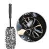 Premium Soft Wheel Brush for Cars, Motorcycles, and Bicycles - Non-Metal Detailing Brush for Safe and Effective Cleaning of Alloy Wheels and Rims, Large Size for Easy Use.