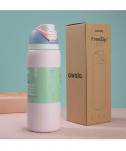 Owala FreeSip Insulated Stainless Steel Water Bottle with Straw for Sports and Travel, BPA-Free, 32-Ounce