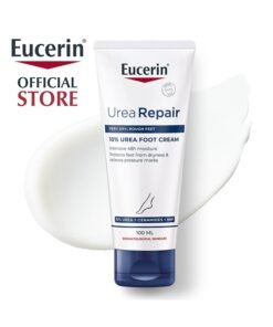 Eucerin Urearepair Plus 10% Urea Foot Cream With Ceramide Suitable For Mature And Diabetic Skin 100ml 100ml