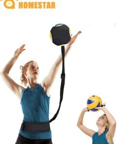 HOMESTAR Volleyball Training Equipment, Solo Volleyball Trainer to Practice Serving, Setting and Spiking, Volleyball Rebounder Trainer for Beginners and Pro, Perfect Volleyball Gift