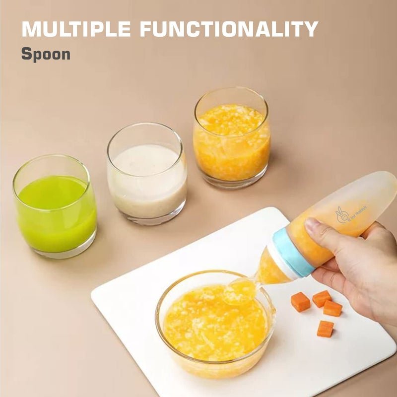 R for Rabbit First Feed Silicone Spoon - Image 2