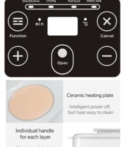 Alternative view of Joyelink Baby Bottle Sterilizer, Electric Steam Bottle Sterilizer and Dryer, 5 in 1 Baby Milk Warmer Bottle/Sterilizer Universal Fit for All Baby Items Accessories