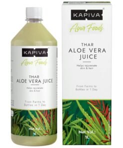 Kapiva Thar Aloe Vera Juice (With Pulp) | Rejuvenates Skin And Hair | Natural Juice Made Within 4 Hours Of Harvesting | No Added Sugar, 1L