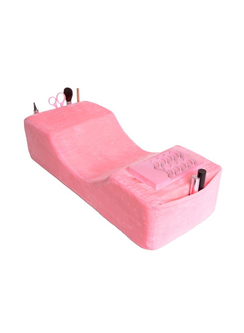 SYOSI Eyelash Pillow for Lash Extensions, Luxurious Velvet Beauty Memory U-Shaped Sponge Pillow, Neck Pillows Suitable for Beauty Salon Grafting Salon to Provide Cervical Pillow Support Protection