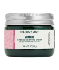 THE BODY SHOP Vitamin E Intense Moisture Face Cream – Deeply Hydrating Moisturiser with Hyaluronic Acid, Vitamin E & Raspberry Seed Oil | Provides 72hr Moisture, Softens & Plumps Skin | Suitable for All Skin Types, 50ml