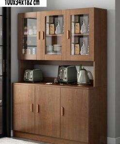 NKX SleekSpace Minimalist Living Room Wall Cabinet Wardrobe