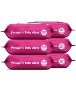 Jennifer's Baby Wipes 120's (Pack of 5 + 1 Free)