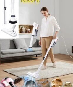 Xoopla Vacuum Cleaner, 18000PA Suction /650W Motor 5M Corded Stick Vacuum Cleaner,  with Multifunction Lightweight Handheld Stick Cleaner for Hard Floor/Carpet/Pet Hair
