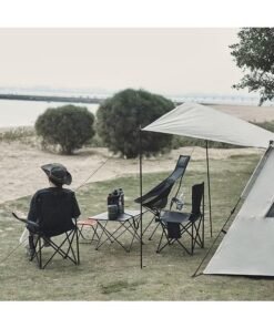 ARNOTEC Portable Folding Camping Chair with Carry Bag – Lightweight Outdoor Chair for Camping, Beach, Hiking, Picnic & Sports – Heavy-Duty Steel Frame, 300lbs Capacity, Full-Back Support - Image 4
