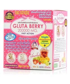 Gluta Berry 200000 Mg Drink Punch Whitening Skin Fast Action - Time to Glow your Skin