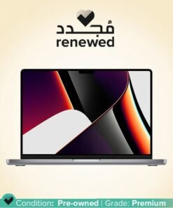 Apple Renewed - MacBook Pro (2021) Laptop With 14-Inch  Display, Apple M1 Pro Processor/Octa Core/16GB RAM/512GB SSD/macOS English/Arabic Silver