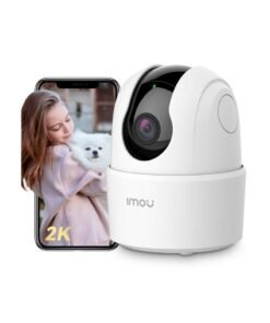IMOU Ranger 2C 3MP Indoor WiFi Camera,2K Security Camera,Motorized Pan and Tilt with 360°Coverage View, Accurate Human Detection,Privacy Mode,Smart Tracking,Two-Way Talk, MicroSD Slot (up to 512 GB)