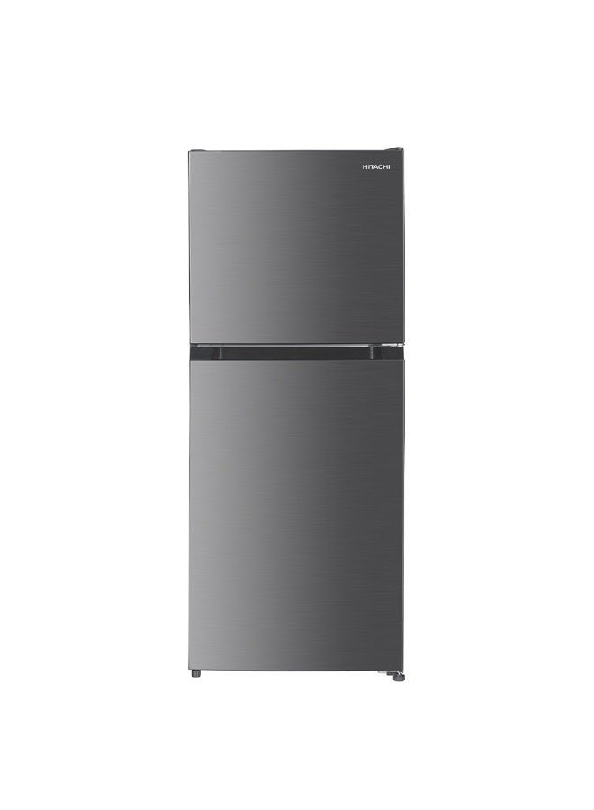 Hitachi Double Door Refrigerator 198L Gross / 181L Net, Top Freezer, Inverter Compressor, Quick Freezing, Reversible Door, LED Light, Inox - HRTN5198MXAE HRTN5198MXAE Inox