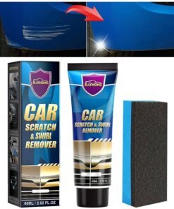 RAYHONG Car Scratch And Swirl Remover With Sponge, Car Scratch Repair Polish Remover For Deep Scratches, 60ML