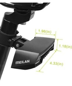 Meilan X5 Smart Bike Tail Light Wireless Turn Signals Automatic Brake Light Ground Warning Line Remote Control Usb Rechargeable Waterproof Safety Warning Rear Back Cycling - Image 3