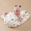 WALALLA Baby Nursing Pillow for Breastfeeding, Multifunctional Toddler Look Up and Lying Pillows, Anti vomit Milk Babies Crib Headrest for Newborn and Infant, 30 Degree Incline, Enlarged and Widened