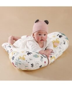 WALALLA Baby Nursing Pillow for Breastfeeding, Multifunctional Toddler Look Up and Lying Pillows, Anti vomit Milk Babies Crib Headrest for Newborn and Infant, 30 Degree Incline, Enlarged and Widened