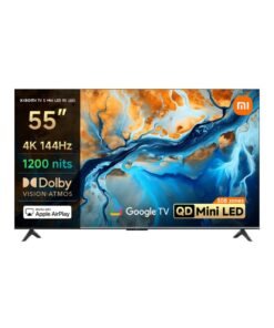 Xiaomi TV S Mini LED 55" 2025 | 4K QD-MiniLED | 144Hz refresh rate | Dolby Audio/Dolby Atmos/DTS-X​ | Powerful AI engine for image enhancement L55MASPLME Black