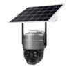TIGER 3.0MP Solar Powered Outdoor WiFi PTZ Camera with Dual Illuminants, SD Card & Cloud Storage, PIR + Radar Motion Detection, IP66 Waterproof Build – Wireless Security Camera for Day & Night