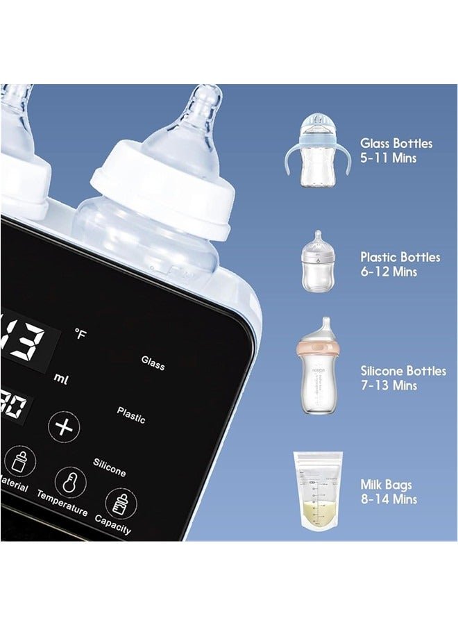 Beauenty Baby Bottle Warmer, 9-in-1 Milk Warmer for Breastmilk Formula, 48H Constant Warming. - Image 4