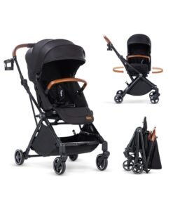 TEKNUM Compacto Auto Fold 360°  Reversible Stroller - Black