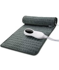 LIMOS Heating Pad, Electric Heat Pad for Back Pain and Cramps Relief Electric Fast Heat Pad with 10 Heat Settings Auto Shut Off Machine Washable 12" x 24"