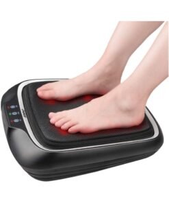 RENPHO Shiatsu Heated Electric Foot Massager With Heat, Deep Kneading And Back Massager With Washable Mesh, Fit Size Feet Upto 14