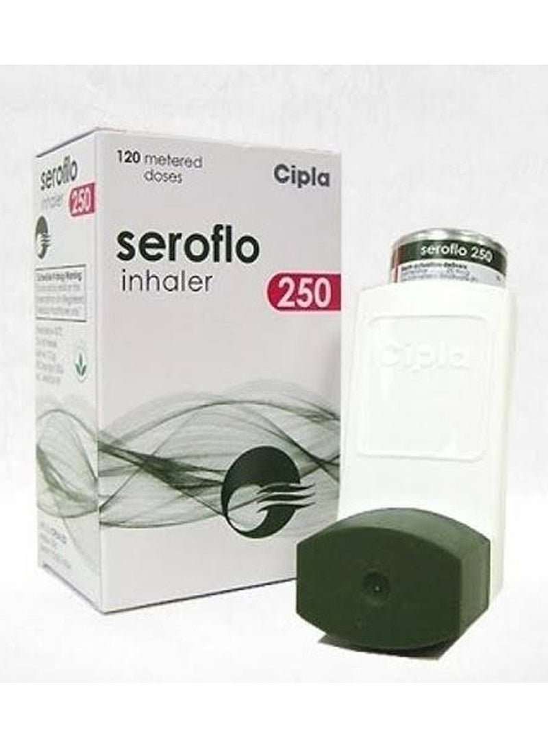 Cipla SEROFLO Inhaler 250 mcg + 25 mcg – Fluticasone/Salmeterol MDI, Twice-Daily Controller for Asthma & COPD