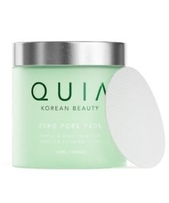 QUIA Beauty Zero Pore Pads – Deep Cleansing & Pore Minimizing – Reduces Excess Oil, Blackheads & Enlarged Pores – Gentle Exfoliation for Smooth, Clear Skin – Dermatologist Tested – 70 Pads