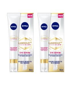 Nivea Luminous 630 Even Glow Anti Dark Circles And  Puffy Eyes Serum Pack of 2