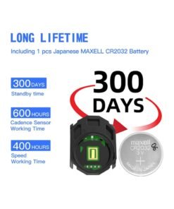 CYCPLUS C3 Cycling Speed & Cadence Sensor – Dual Mode Bluetooth & ANT+ Bike Sensor, Real-Time Data for Zwift/Wahoo/Garmin, Compact Design, Long Battery Life, Easy Installation – Black - Image 5