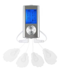 Rechargeable TENS Unit Muscle Stimulator, 8 Modes 4th Gen TENS Machine with 4pcs 2"x2" Premium Electrode Pads for Pain Relief