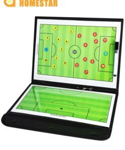 HOMESTAR Soccer Coaching Board, Soccer Coaches Clipboard, Tactical Magnetic Board Kit with Dry Erase, Marker Pen