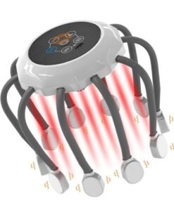 RATSAW Multidimensional Head Massage Claws 10 Arrays of 360-Degree Point Distribution with 6 Adjustable Modes Electric Scalp Massager That Can Promote Hair Growth Relieve Stress Ideal Gift for Both Men and
