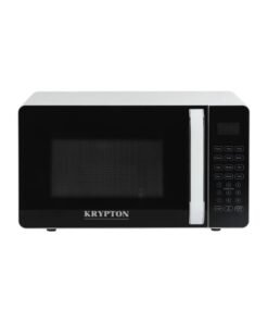 KRYPTON Digital Microwave Oven | Multi-Functional Cooking | Defrost & Reheat Functions | 99 Minutes 99 Seconds Timer |Child Lock | Glass Turnable Push-button door | 2 Years Warranty 20 L 1150 W KNMO6216 Black/White