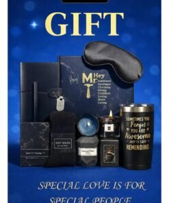 ARNOTEC Gift Basket for Men – Birthday & Holiday Gift Box, Get Well Soon Inspirational Gift Set with 12 Relaxing Spa Essentials, Perfect for Christmas, Father’s Day, Valentine’s Day, Thanksgiving & Anniversary, Gifts for Best Friends & Friends