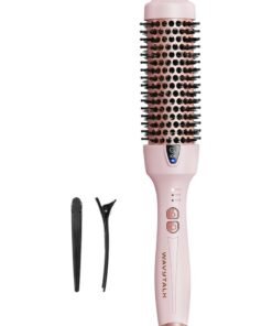 wavytalk Thermal Brush, 1.5 Inch Negative Ion Thermal Round Brush Creates Salon-quality Blowouts, lonic Frizz Reduction Makes Hair Shinier & Smoother