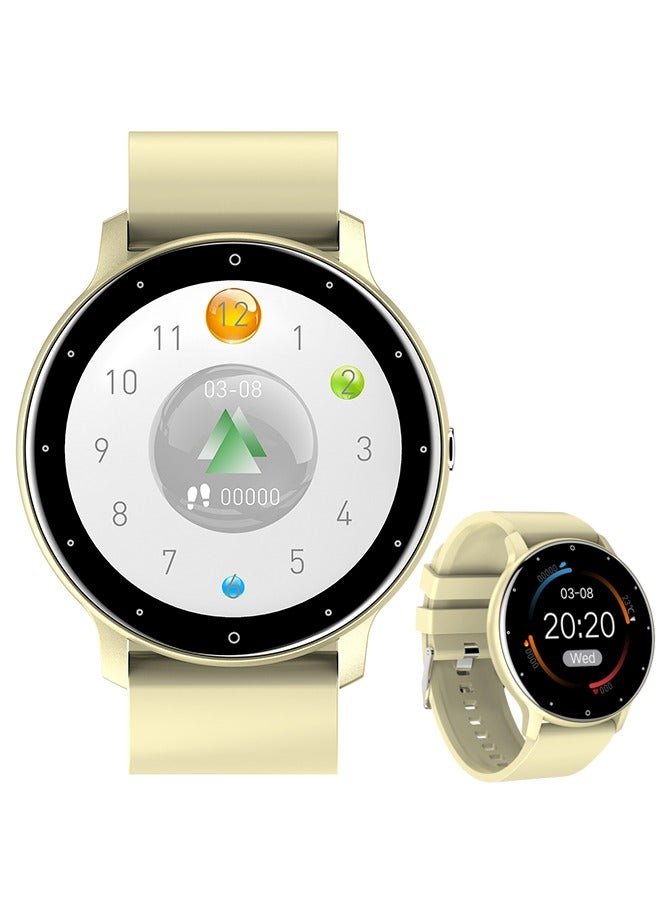 RollsTimi Fashion Smart Bluetooth Watches, 1.28 Inch Full Screen Touch, Message Reminder, Sports Sleep Heart Rate Monitoring, Men's/Women's Universal Smartwatch, Android 5.0, IOS 9.0 And Above System Universal RT-ZL02 Pro