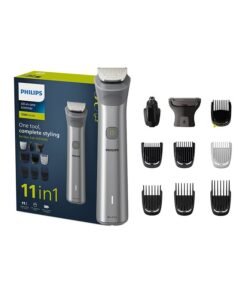 Philips All-in-One Trimmer MG5930/15,11-in-1 Face, Hair & Body Grooming,Nose & Ear| 120min Cordless, Showerproof Grey