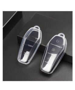 NOVOLAN Key Shells 2 Pack Car Key Cover Compatible with BYD, Ultra-Thin Transparent Full Coverage, Original Look Protects Against Dust & Debris, Lightweight and Portable (clear)