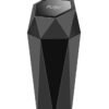 Garlo Sulfar Car Trash Can with Lid, New Car Dustbin Diamond Design, Leakproof Vehicle Trash Bin, Mini Garbage Bin for Automotive Car, Home, Office, Kitchen, Bedroom